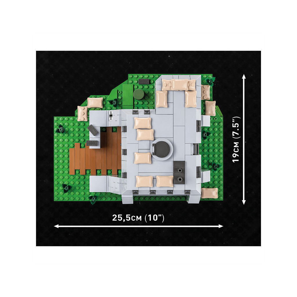 Конструктор Cobi Company of Heroes 3 Німецький дот, 642 деталей (COBI-3043) - зображення 5