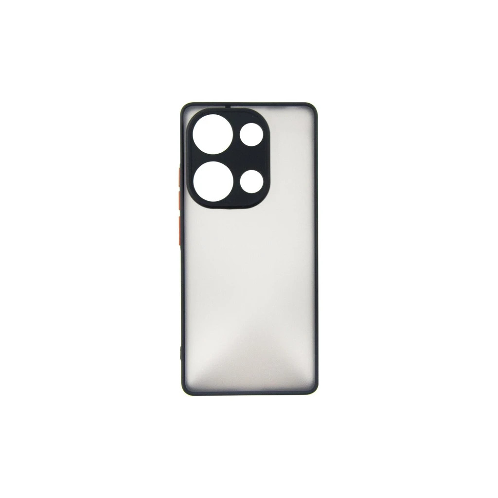 Чохол до мобільного телефона Dengos Kit for Xiaomi Redmi Note 13 Pro 4G case + glass (Black) (DG-KM-67) - зображення 2