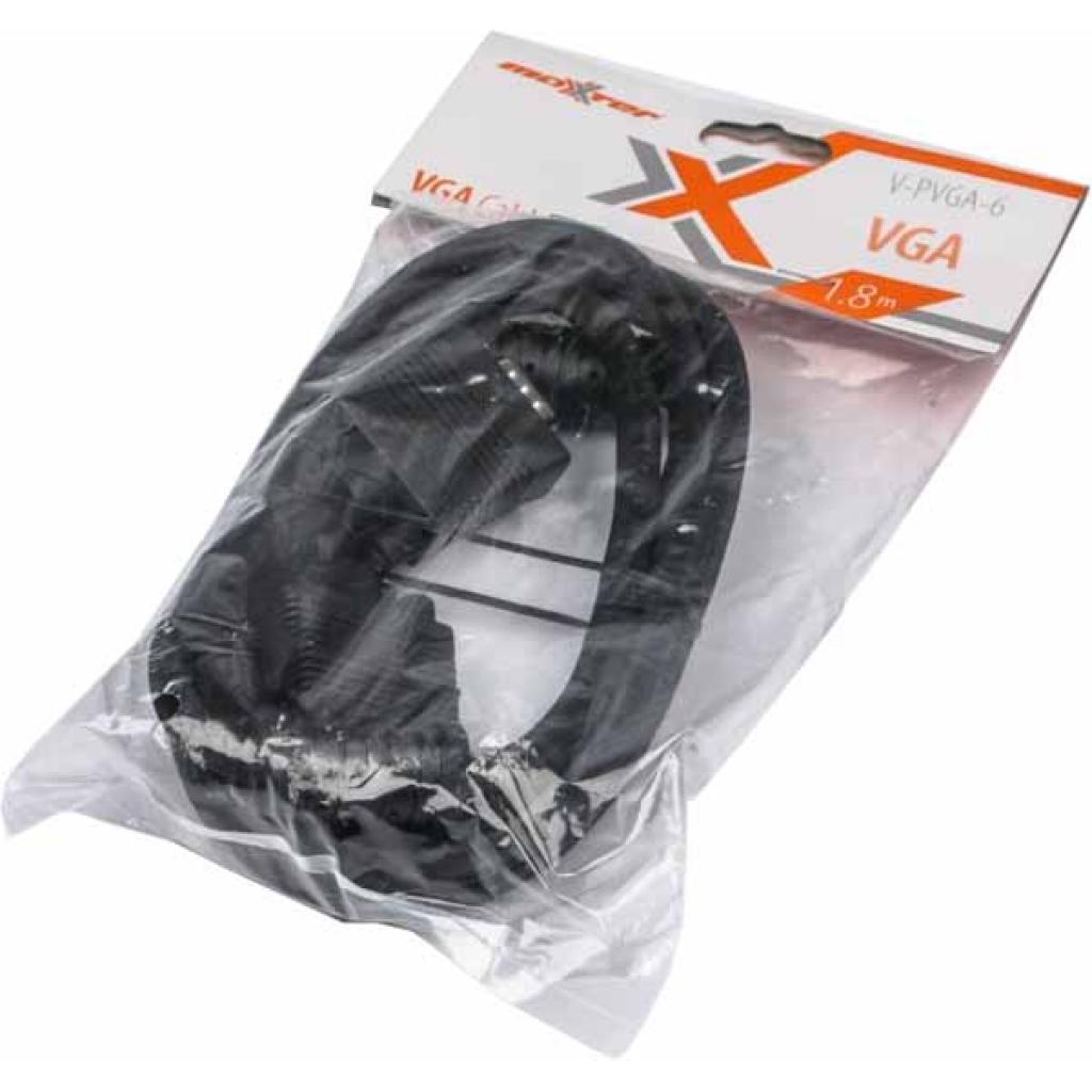 Кабель мультимедійний VGA 1.8m Maxxter (V-PVGA-6) - зображення 2