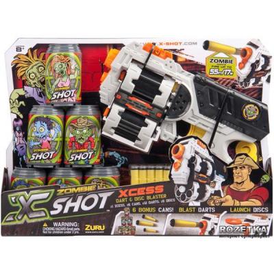 Іграшкова зброя Zuru X-Shot Бластер Ураган зомбі (01164Z) - изображение 1