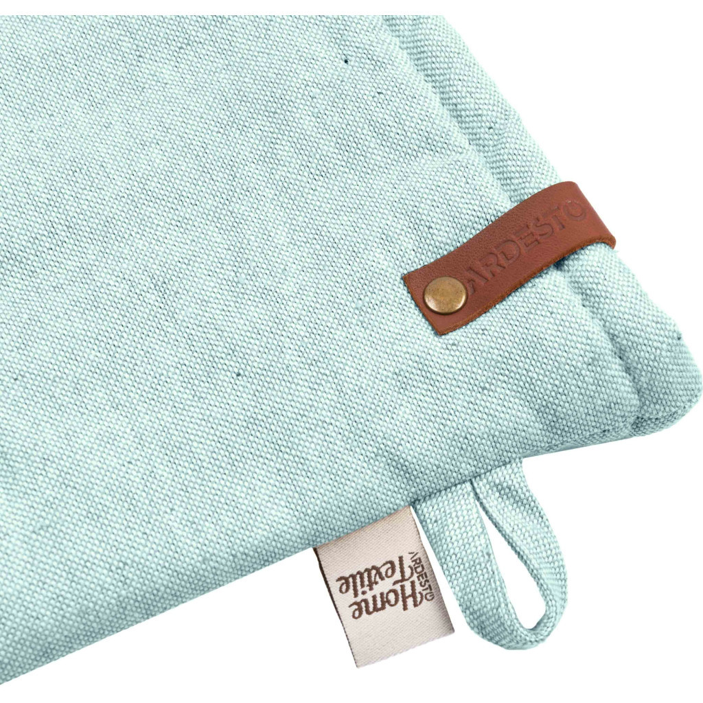 Кухонна прихватка Ardesto Рукавичка Oliver, 18х30 см, 100% бавовна, нап-ч: ватин, бірюза (ART05OT) - изображение 5