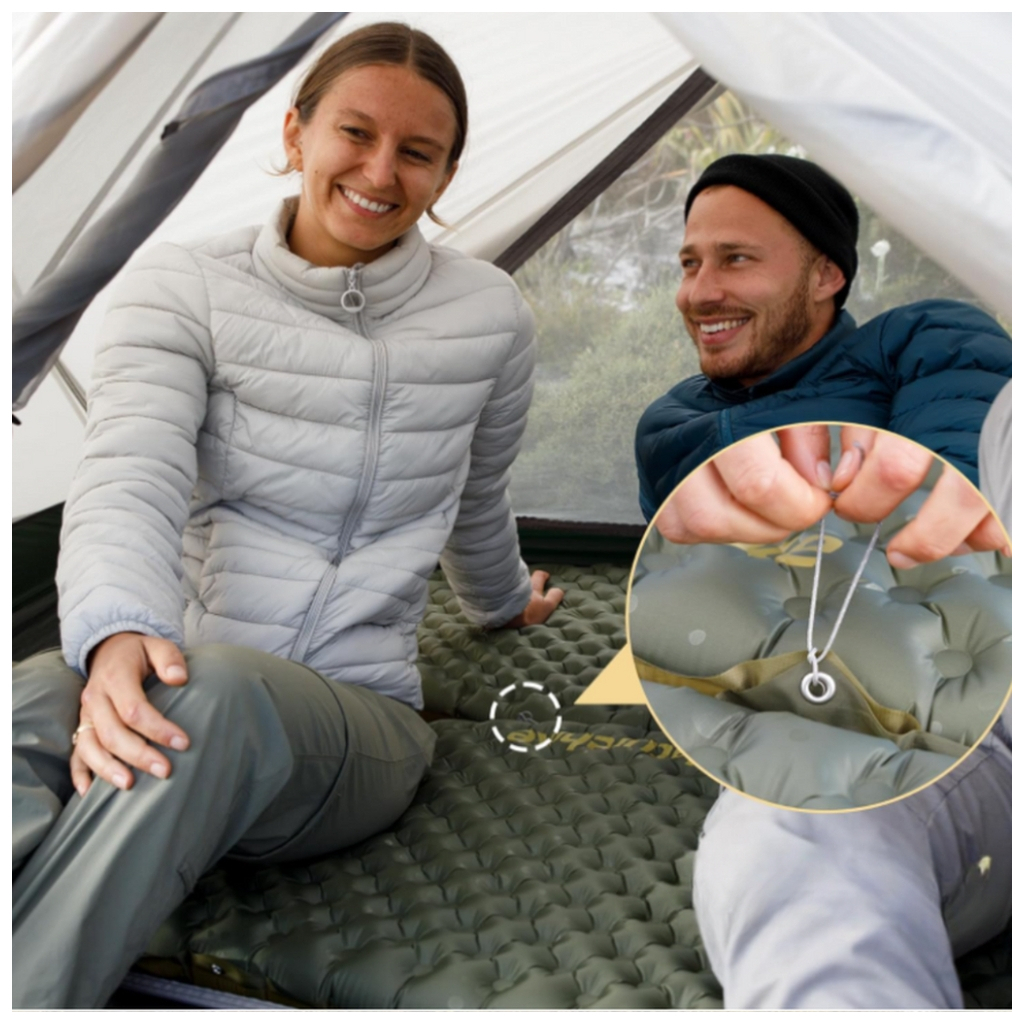 Туристичний килимок Naturehike CNH22DZ018 183х58х7 см зелений (6975641888536) - изображение 4