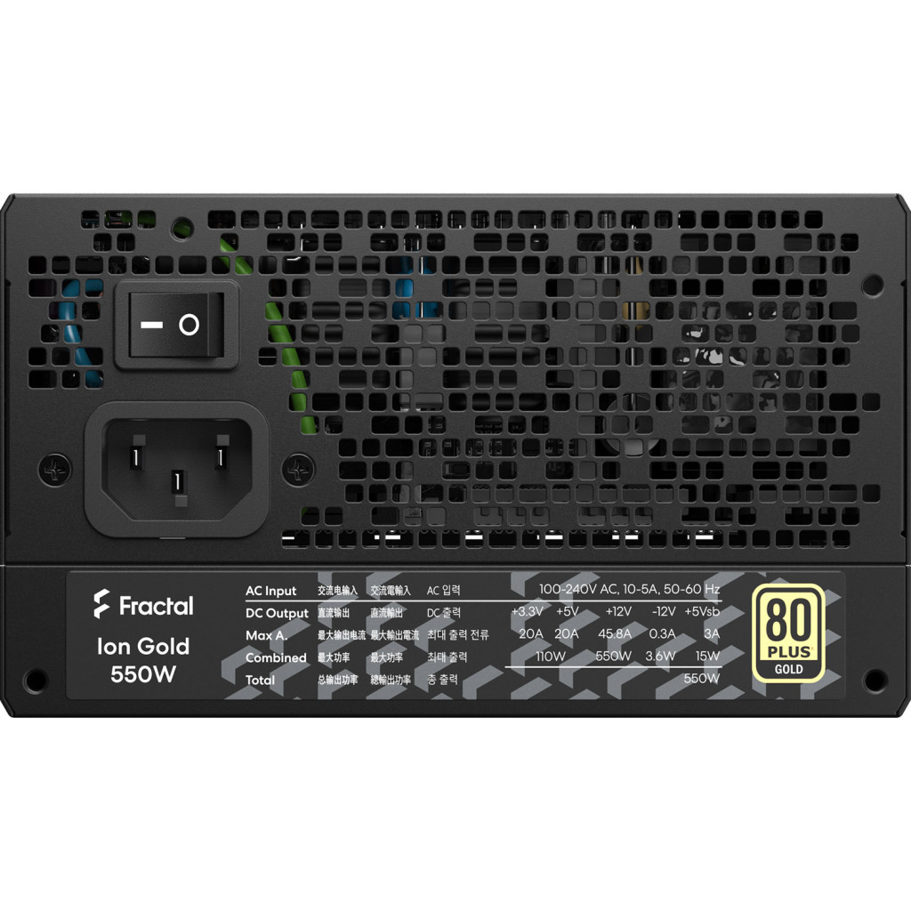 Блок живлення Fractal Design 550W Ion Gold (FD-P-IA2G-550-EU) - зображення 5