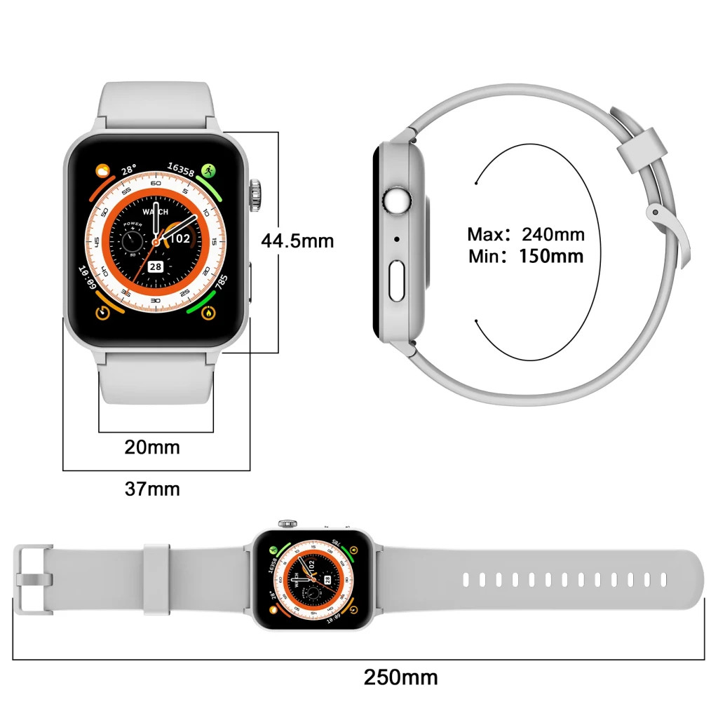 Смарт-годинник Blackview R30 Pro Grey (6931548317432) - зображення 7