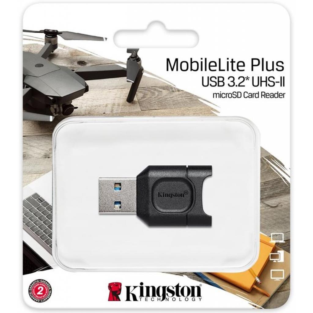 Зчитувач флеш-карт Kingston USB 3.1 microSDHC/SDXC UHS-II MobileLite Plus (MLPM) - зображення 3