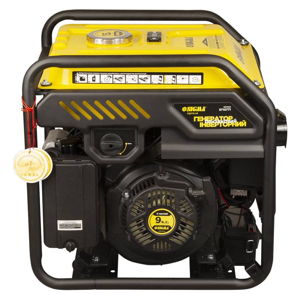 Генератор Sigma інверторний, 5.5/6.0kW, 15л, з виведенням під АВР (5710771) - зображення 3