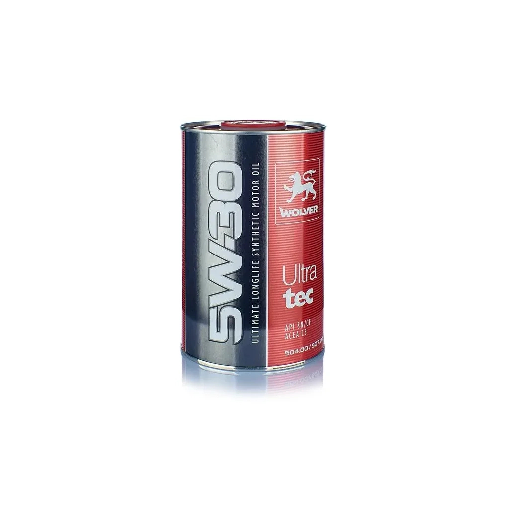 Моторна олива Wolver Ultratec 5W-30 1л (4260360942587) - зображення 1
