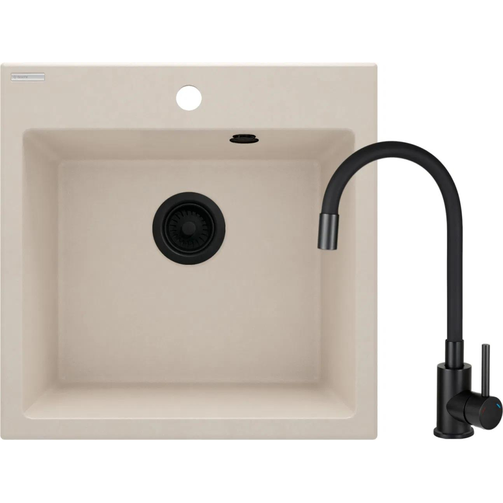 Мийка кухонна Deante Evora ZQJ_X103 + зміш. BOC_X72M (ZQJN5103) - зображення 1