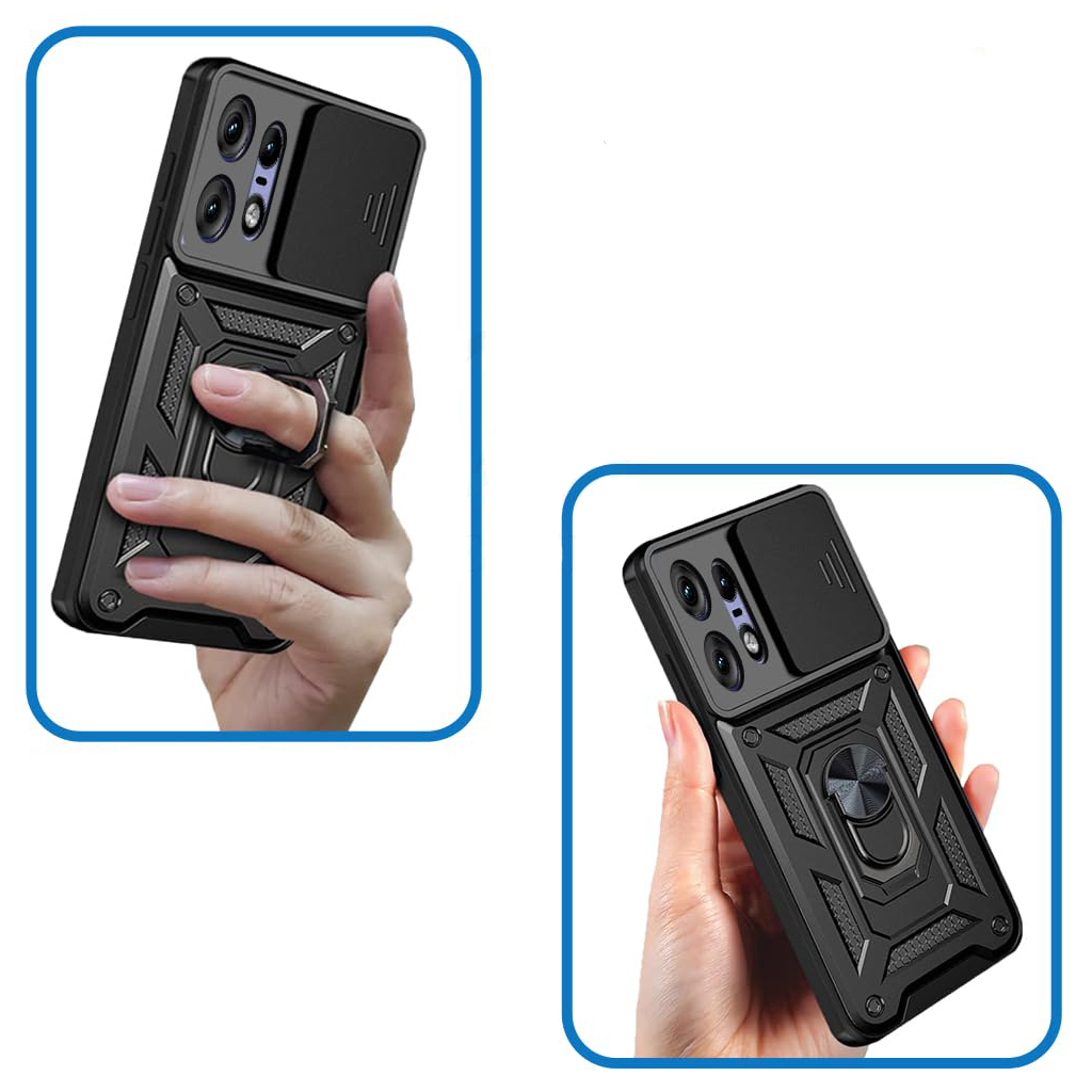 Чохол до мобільного телефона BeCover Military Motorola Edge 50 Pro Black (712161) - зображення 3