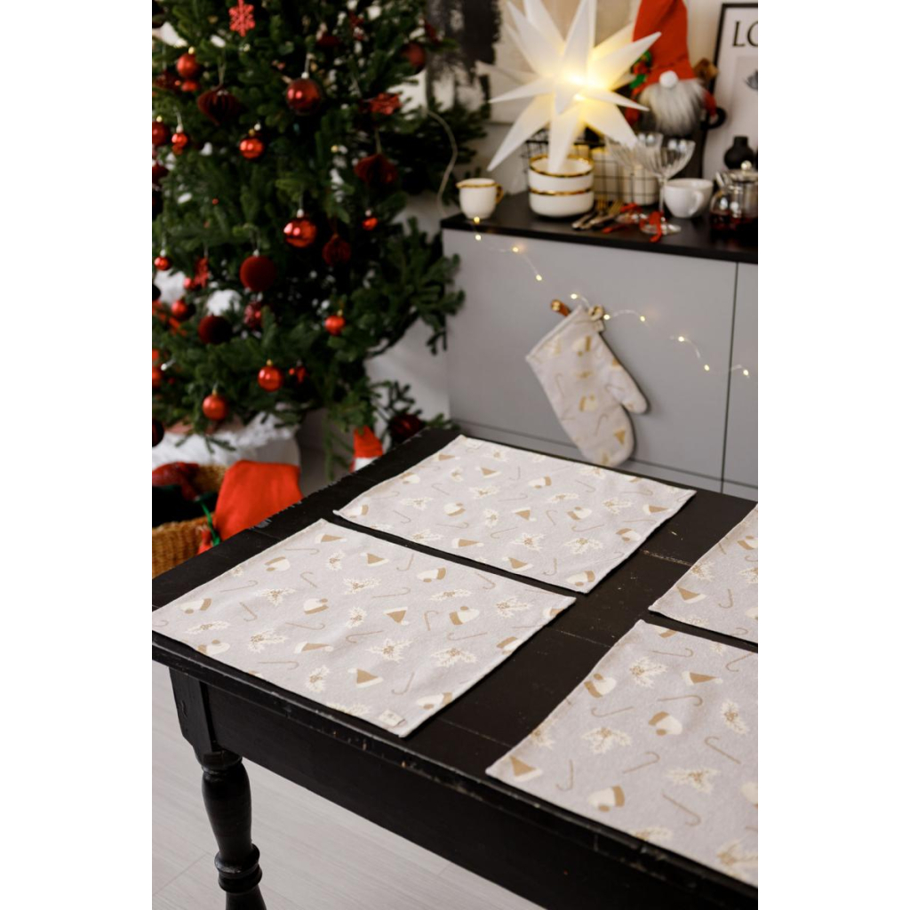 Кухонна прихватка Прованс Рукавиця Шапочки на бежевому (036842) - зображення 2