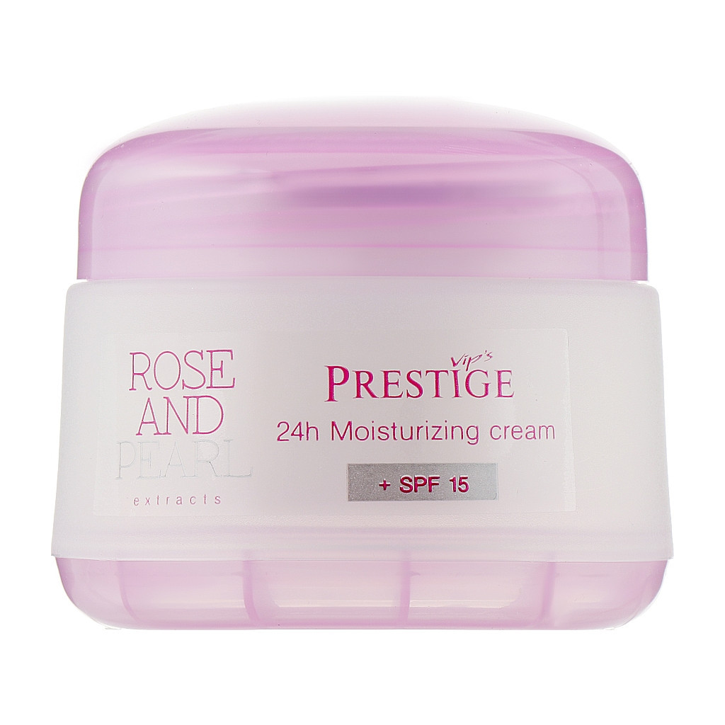 Крем для обличчя Vip's Prestige Rose & Pearl 24h Moisturizing Cream 50 мл (3800010516501) - зображення 2