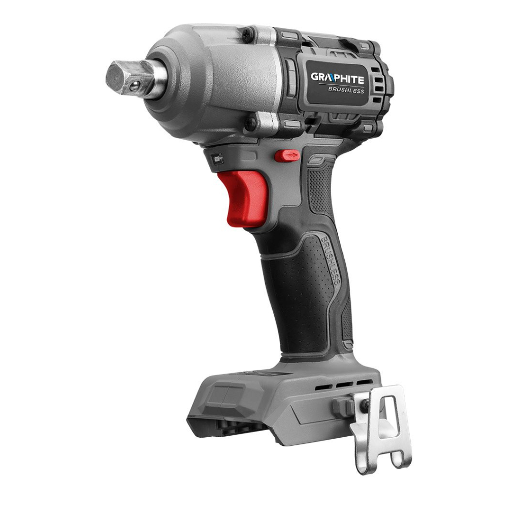 Гайковерт Energy+ 18V, безщітковий, 2600об/хв, 450Нм, 1/2", 3 швидкості, 1.24кг (без АКБ та ЗП) Graphite (58G038) - изображение 7