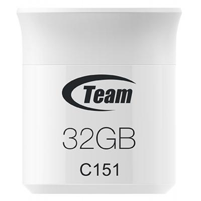 USB флеш накопичувач Team 32GB C151 White USB 2.0 (TC15132GB01) - зображення 1