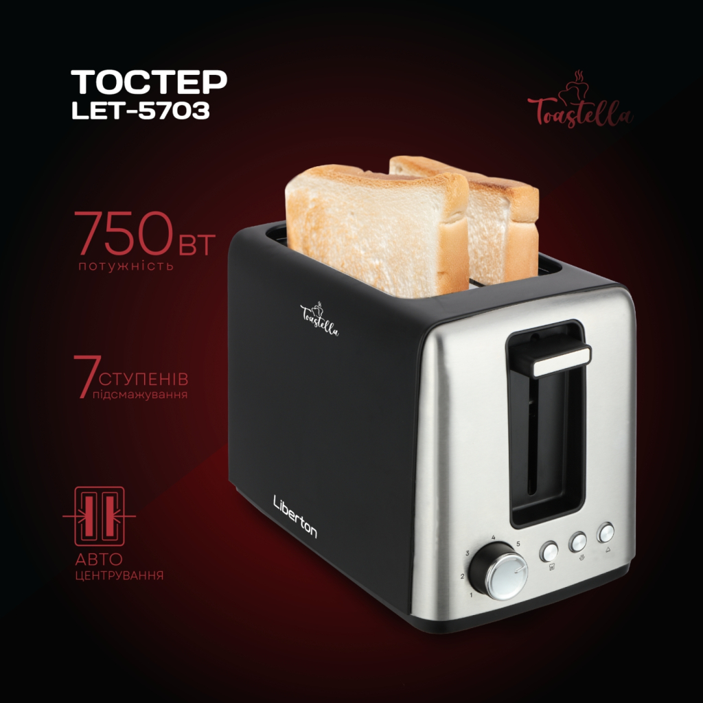 Тостер Liberton LET-5703 - изображение 9