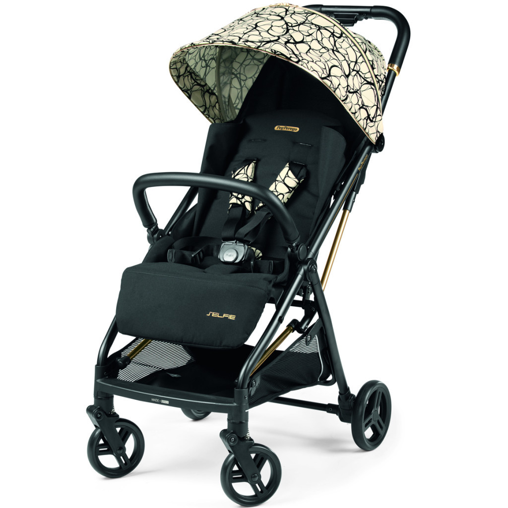 Коляска Peg-Perego Selfie Grafic Gold графічне золото (IP22000000AB50RO01) - зображення 1