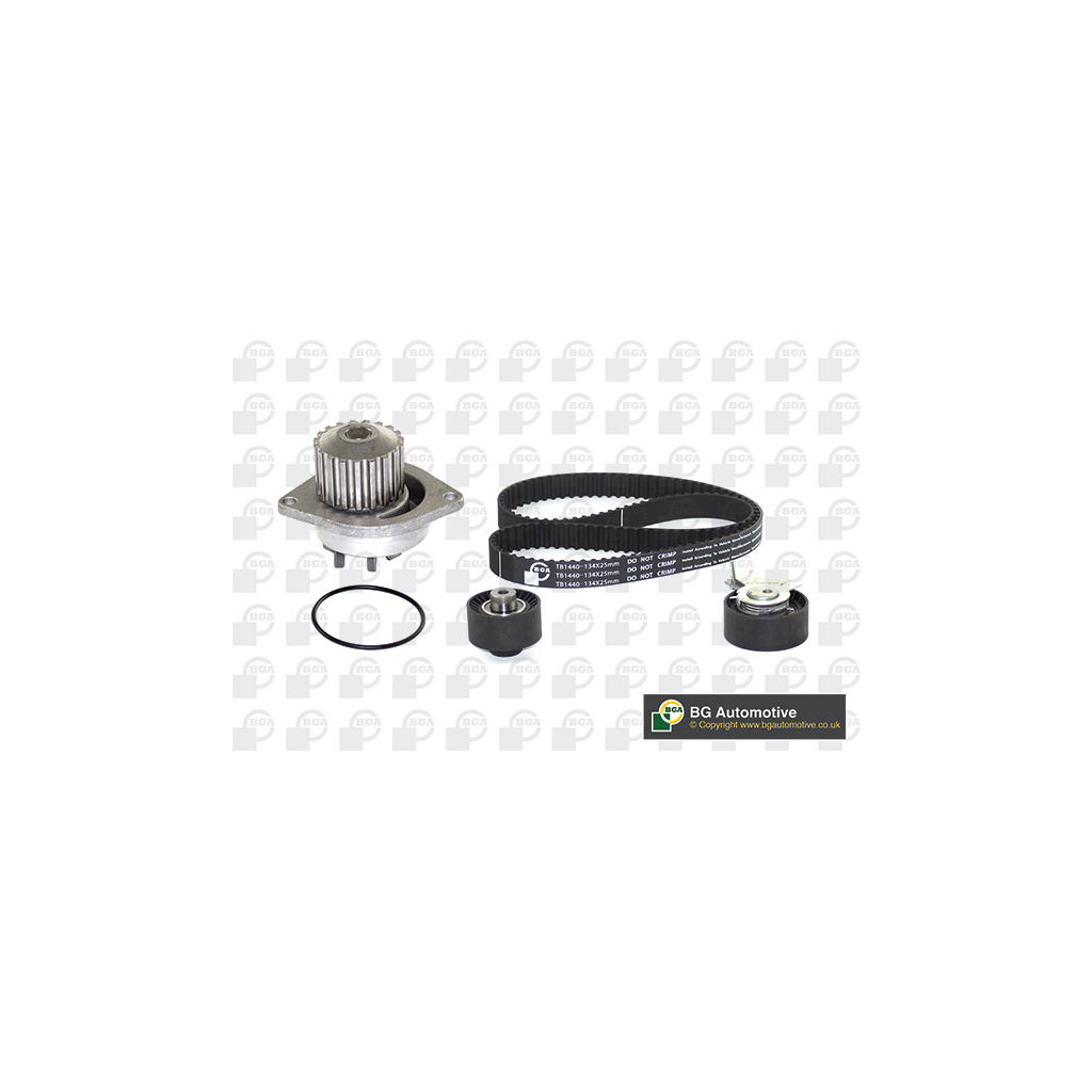 Комплект ременя ГРМ з помпой BGA TB1406CPK - зображення 1