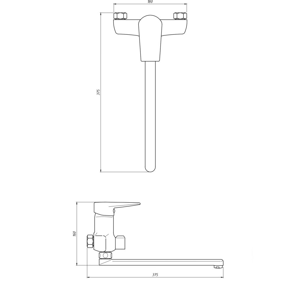 Змішувач Kroner Oker-C070 - зображення 7