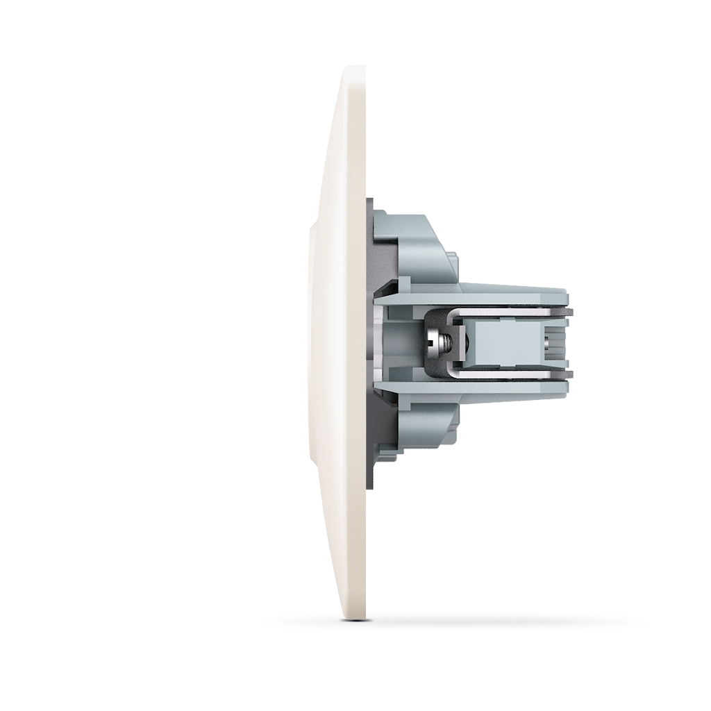 Розетка Videx BINERA 1ая кремова (VF-BNSK1-CR) - зображення 3