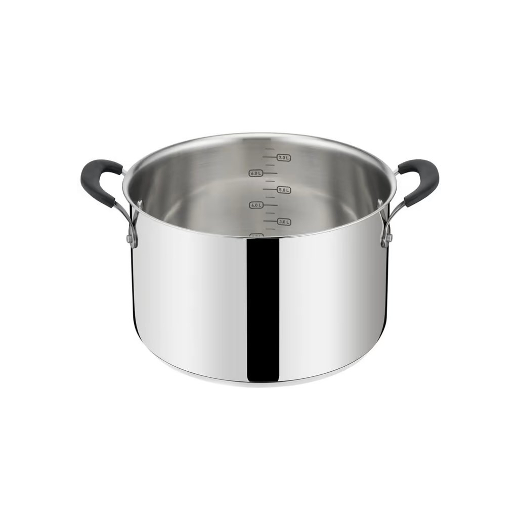 Каструля Tefal Jamie Oliver Home Cook, 8.4л, з кришкою, нержавіюча сталь, силікон (E3186375) - зображення 2