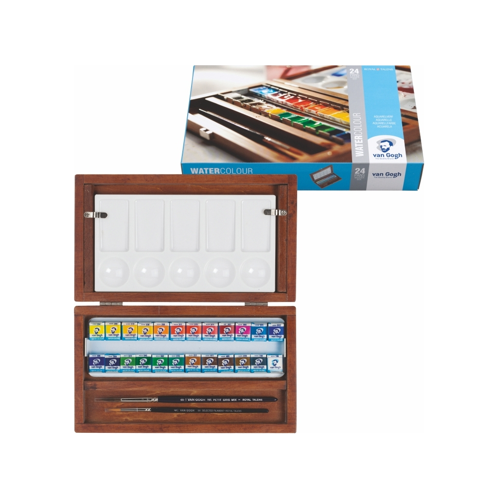 Акварельні фарби Royal Talens Van Gogh 24 кольори (8712079048921) - зображення 3