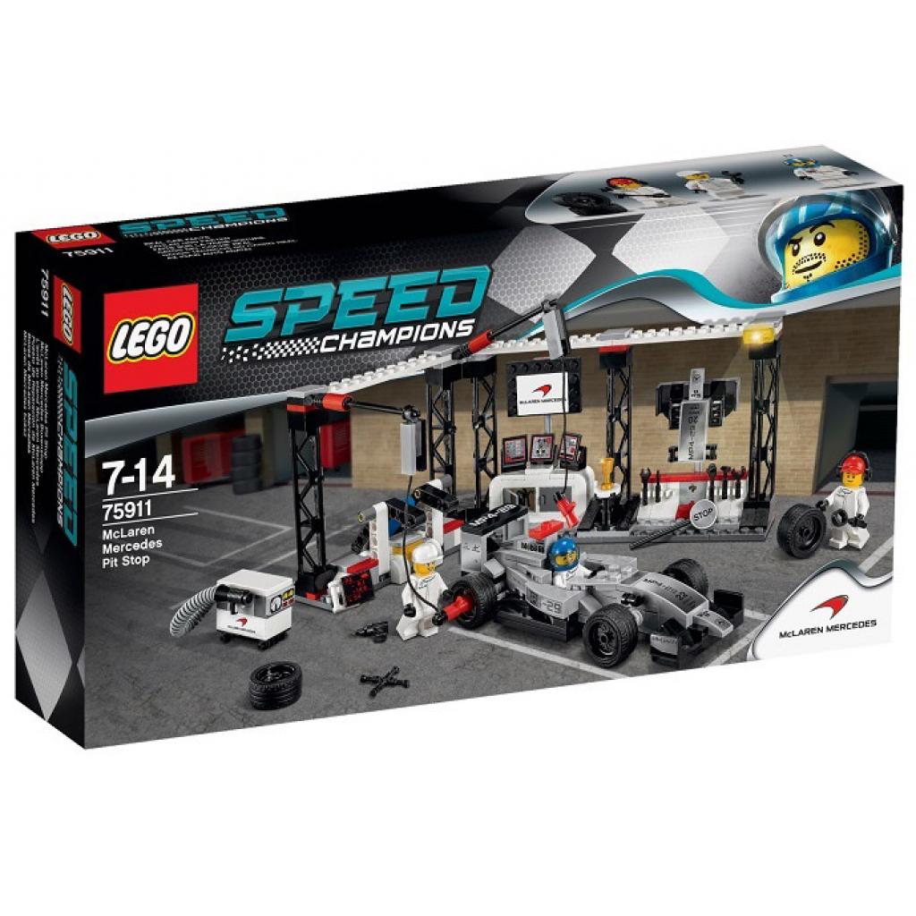 Конструктор LEGO Speed Champions Піт-стоп команди "Мак-Ларен Мерседес" (75911) - зображення 1