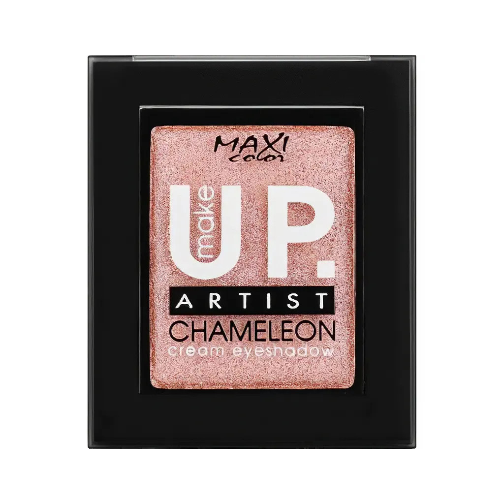 Тіні для повік Maxi Color Make Up Artist Chameleon Cream Eyeshadow 01 - Золота троянда (4823097119426) - изображение 1
