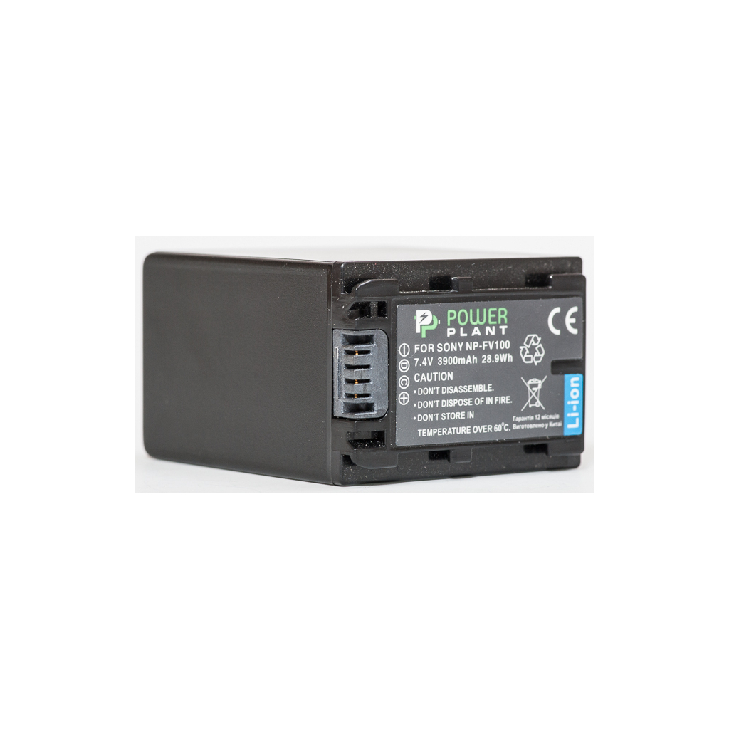 Акумулятор до фото/відео PowerPlant Sony NP-FV100 (DV00DV1271) - изображение 2