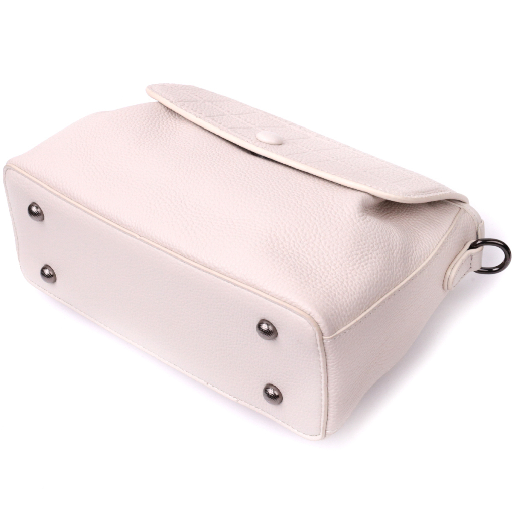 Сумка Vintage З натуральної шкіри Біла (22331) - зображення 5