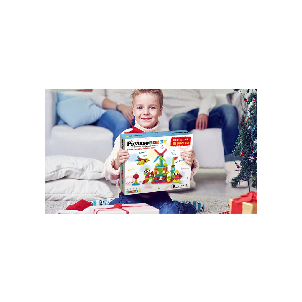 Конструктор Picasso Tiles Hedgehog Building Blocks Set 112 деталей (817338022631) - зображення 6