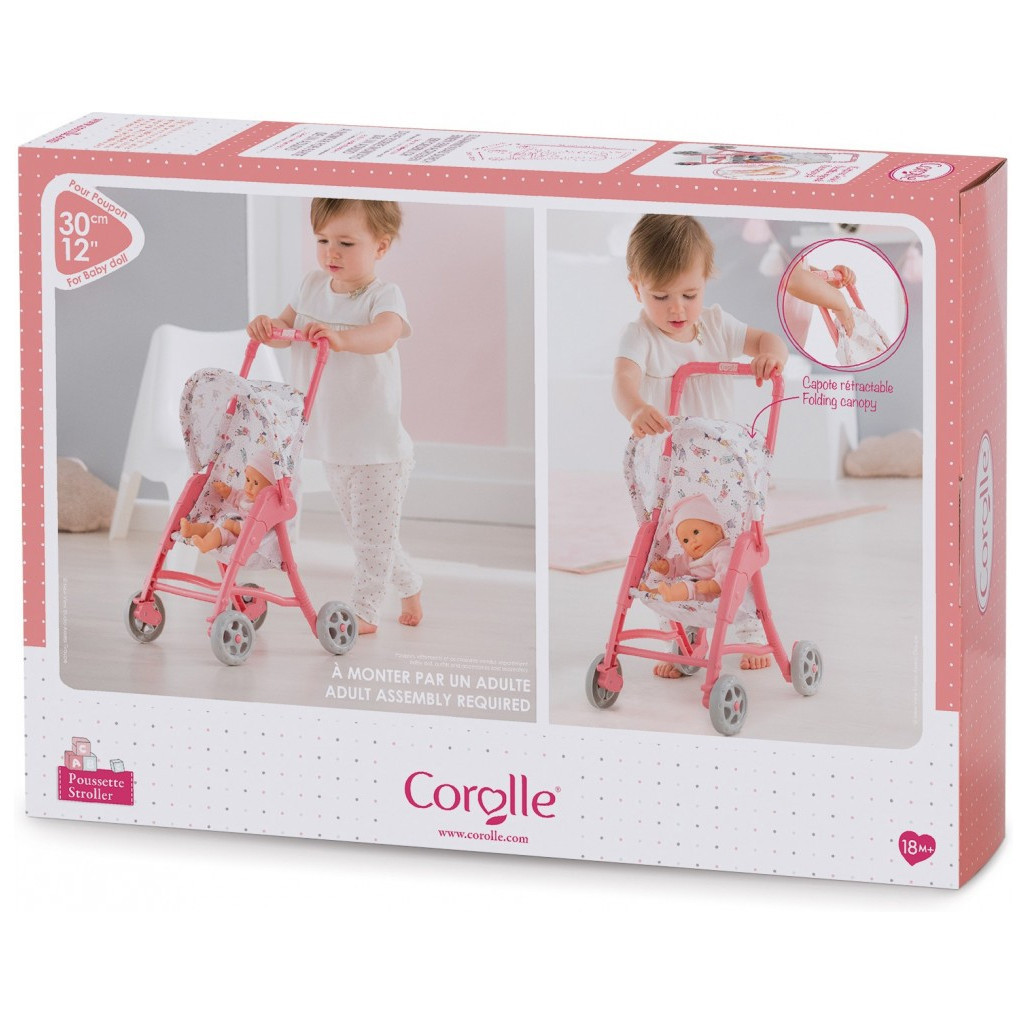 Коляска для ляльок Corolle для прогулянок з козирком 30 см (9000110170) - зображення 3