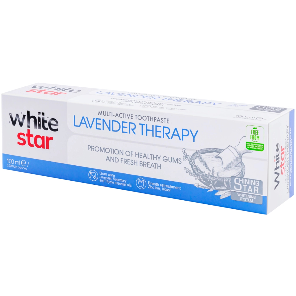 Зубна паста White Star Lavender Therapy 100 мл (3800237400331) - зображення 3
