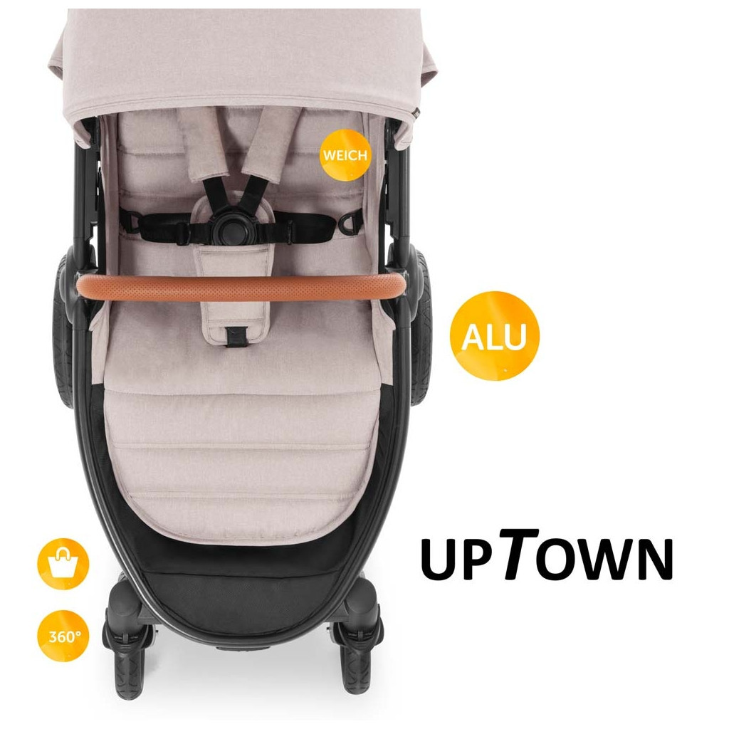 Коляска Hauck Uptown Melange Beige (14829-7) - зображення 7