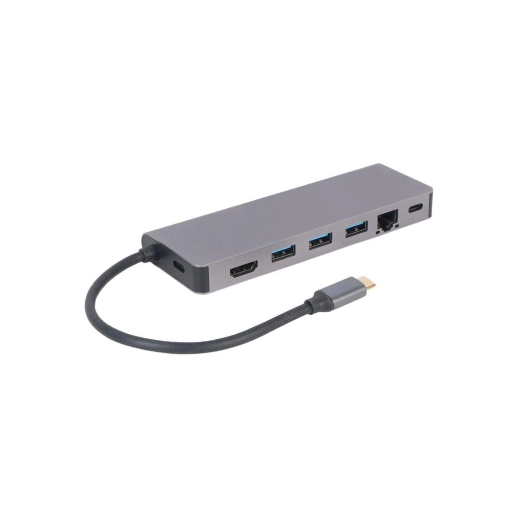 Концентратор Cablexpert USB-C 5-in-1 (A-CM-COMBO5-05) - зображення 2