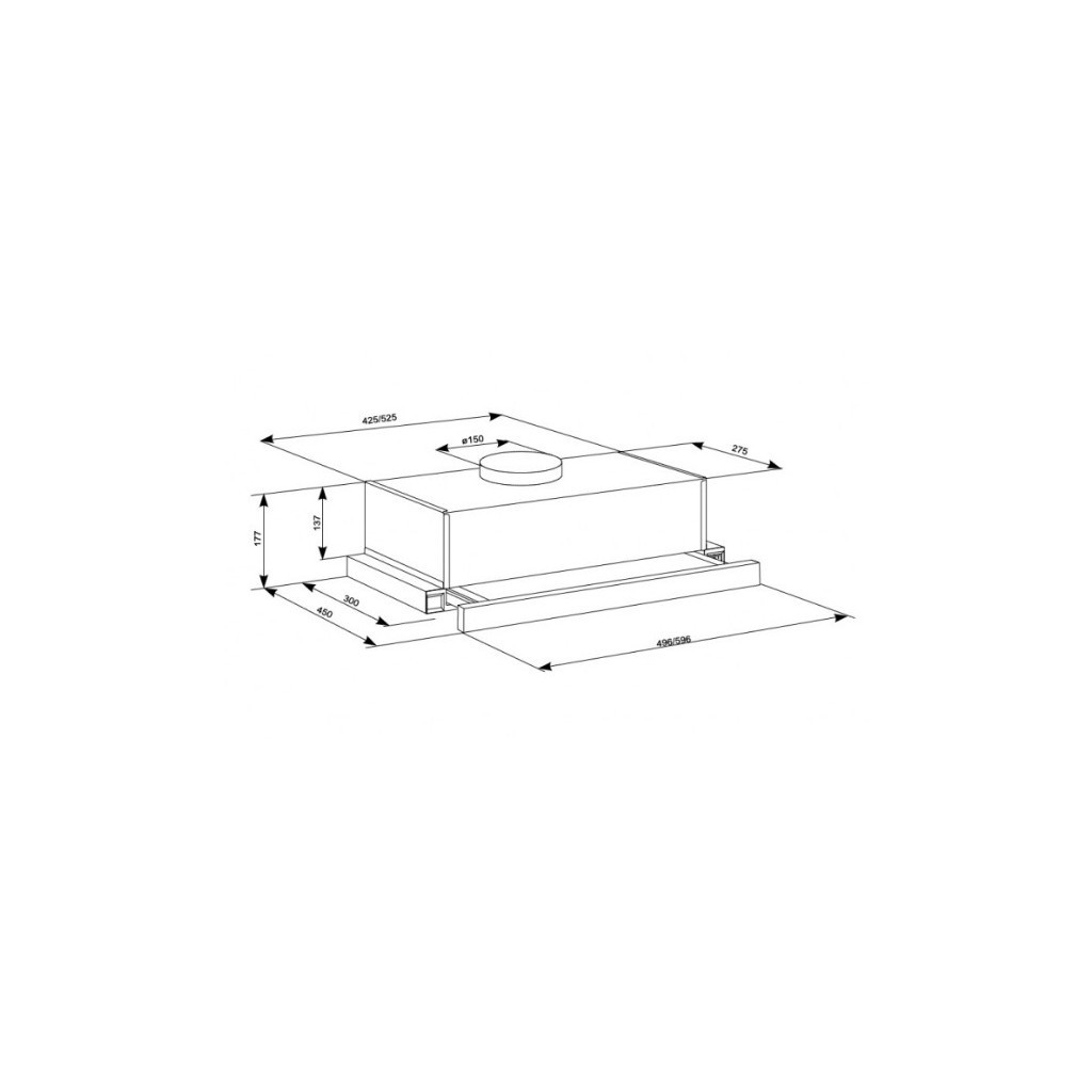 Витяжка кухонна Eleyus Cyclon 700 50 IS (Cyclon70050IS) - изображение 11