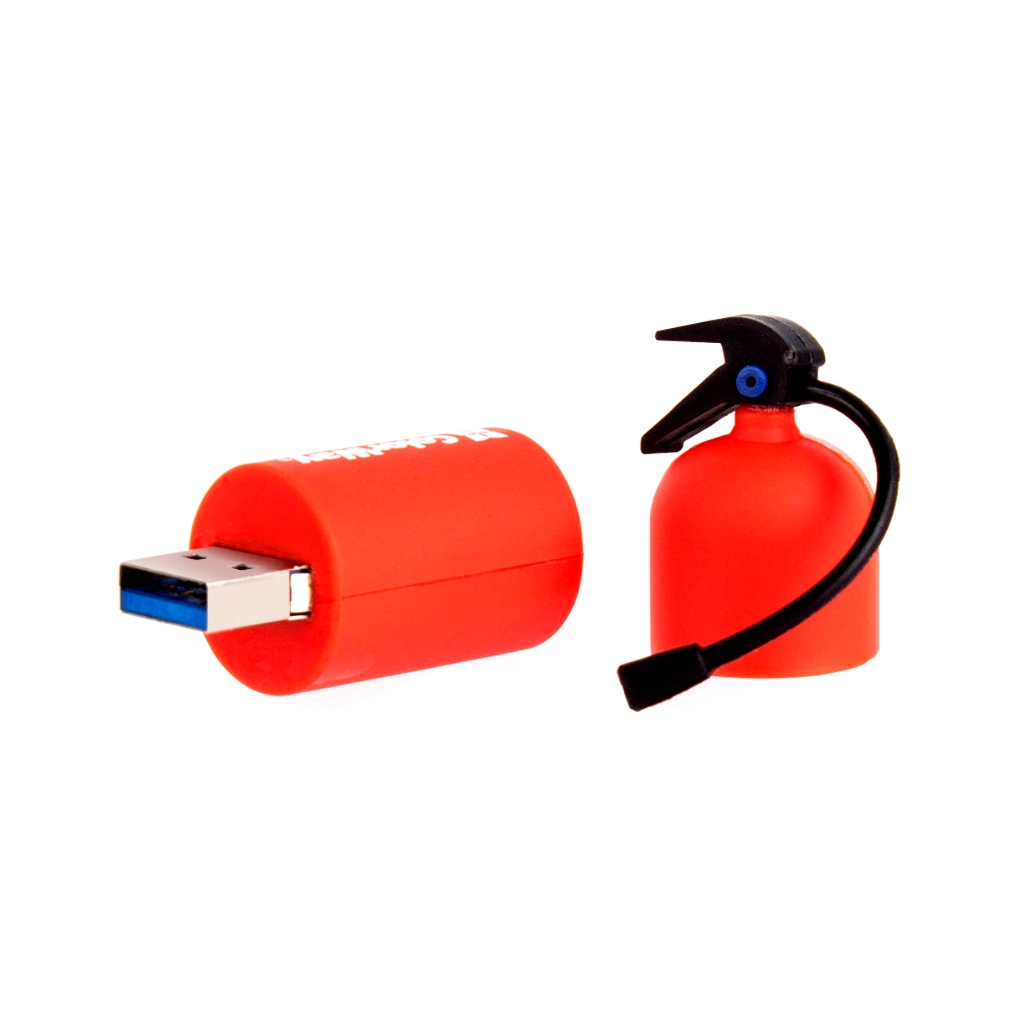 USB флеш накопичувач ColorWay Fire 32 GB USB 3.0 Red (CW-USBFE32) - изображение 4