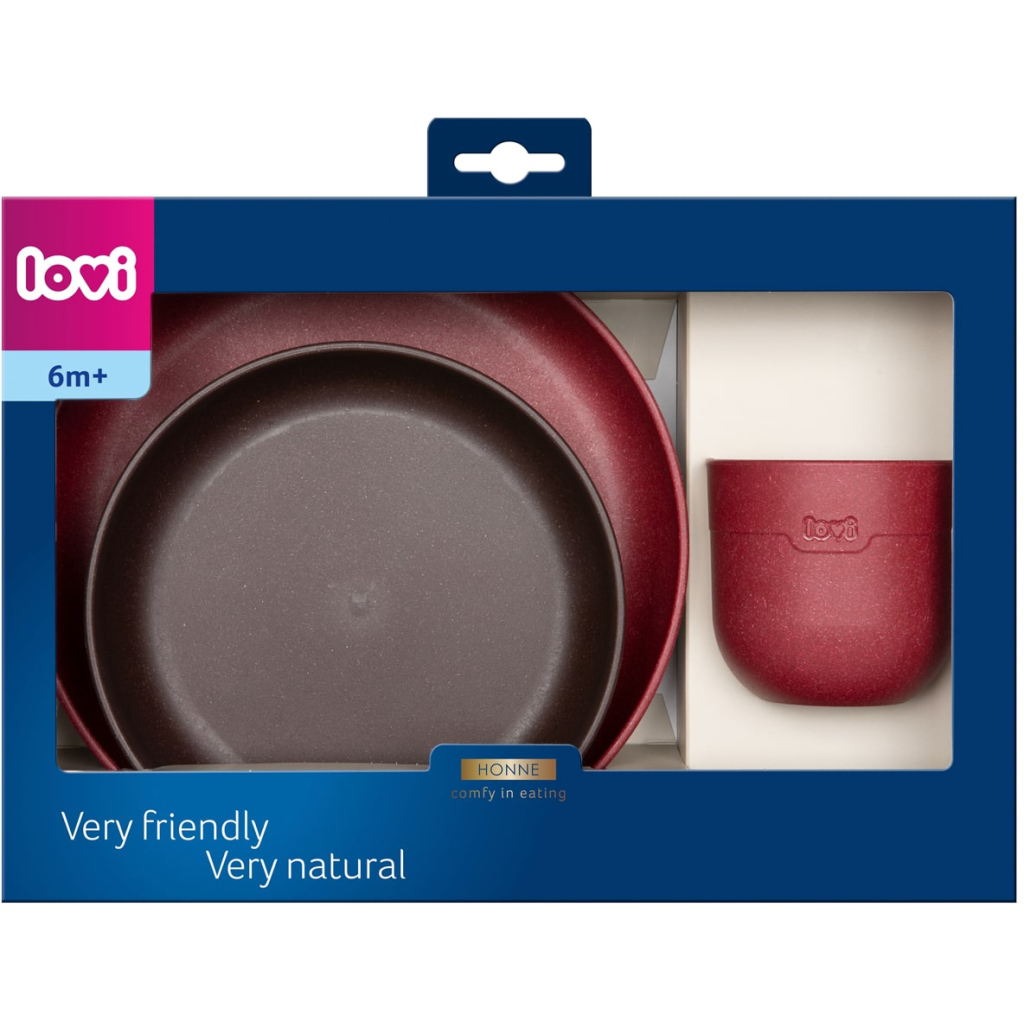 Набір дитячого посуду Lovi Tamarillo з кружкою (21/532_red) - зображення 2