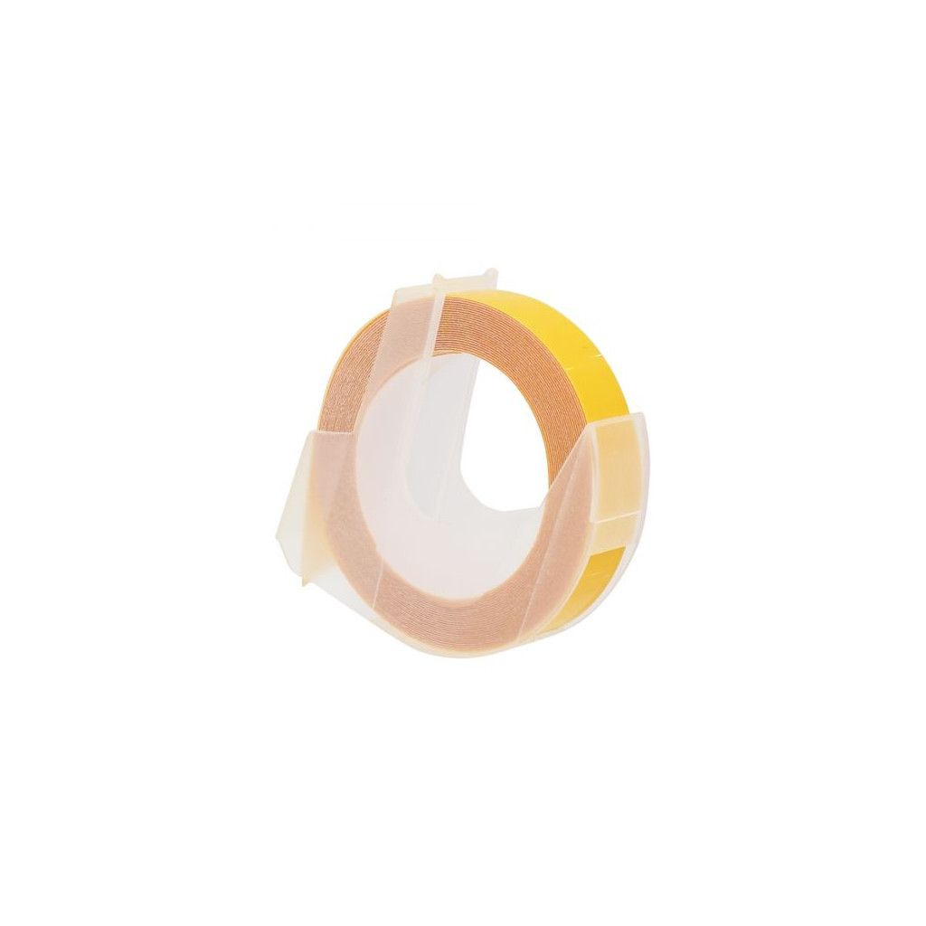 Стрічка для принтера етикеток UKRMARK D-520108-YE, 9 мм х 3 м, жовта, аналог DYMO 520108 / S0898170 (900861) - зображення 4