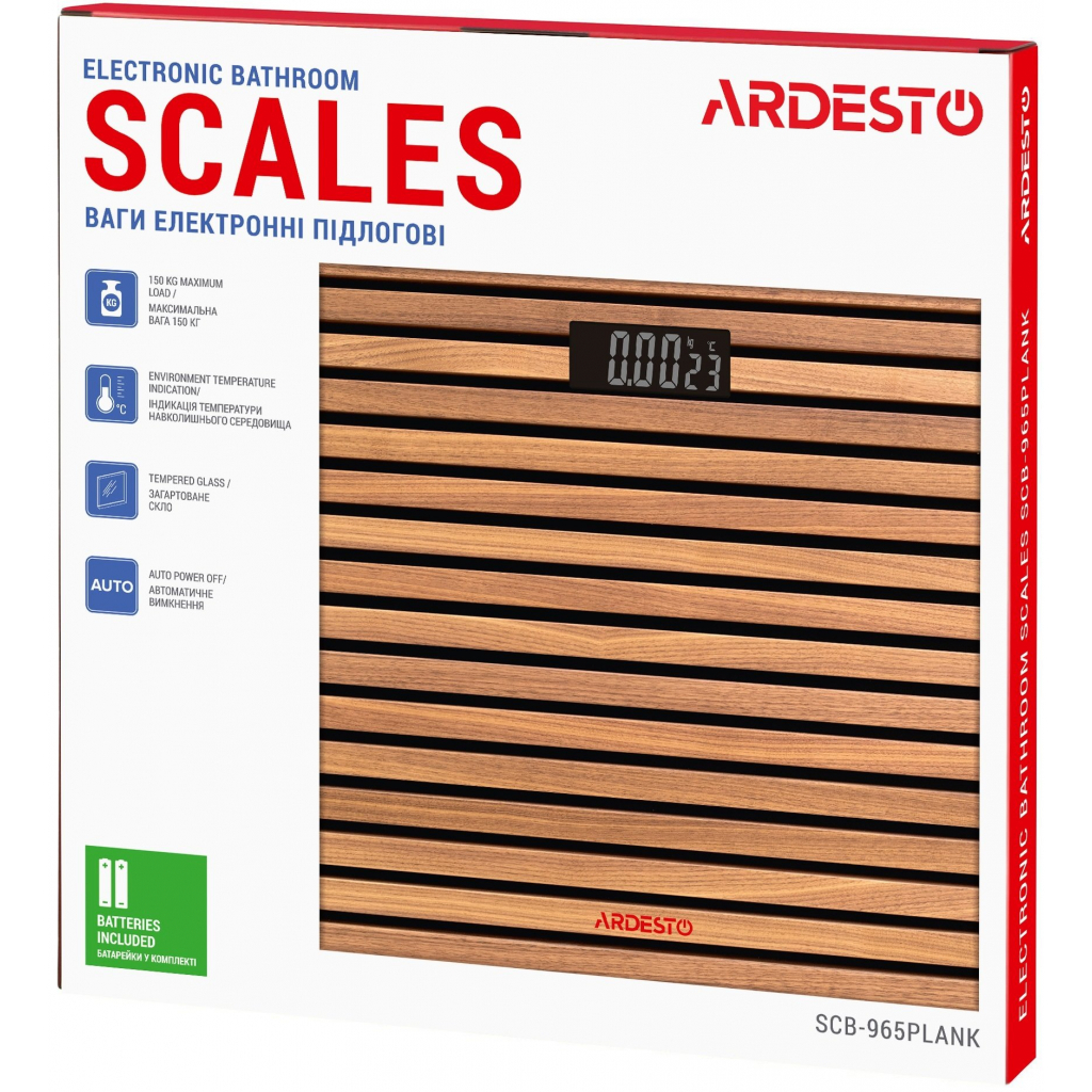 Ваги підлогові Ardesto SCB-965PLANK - изображение 4