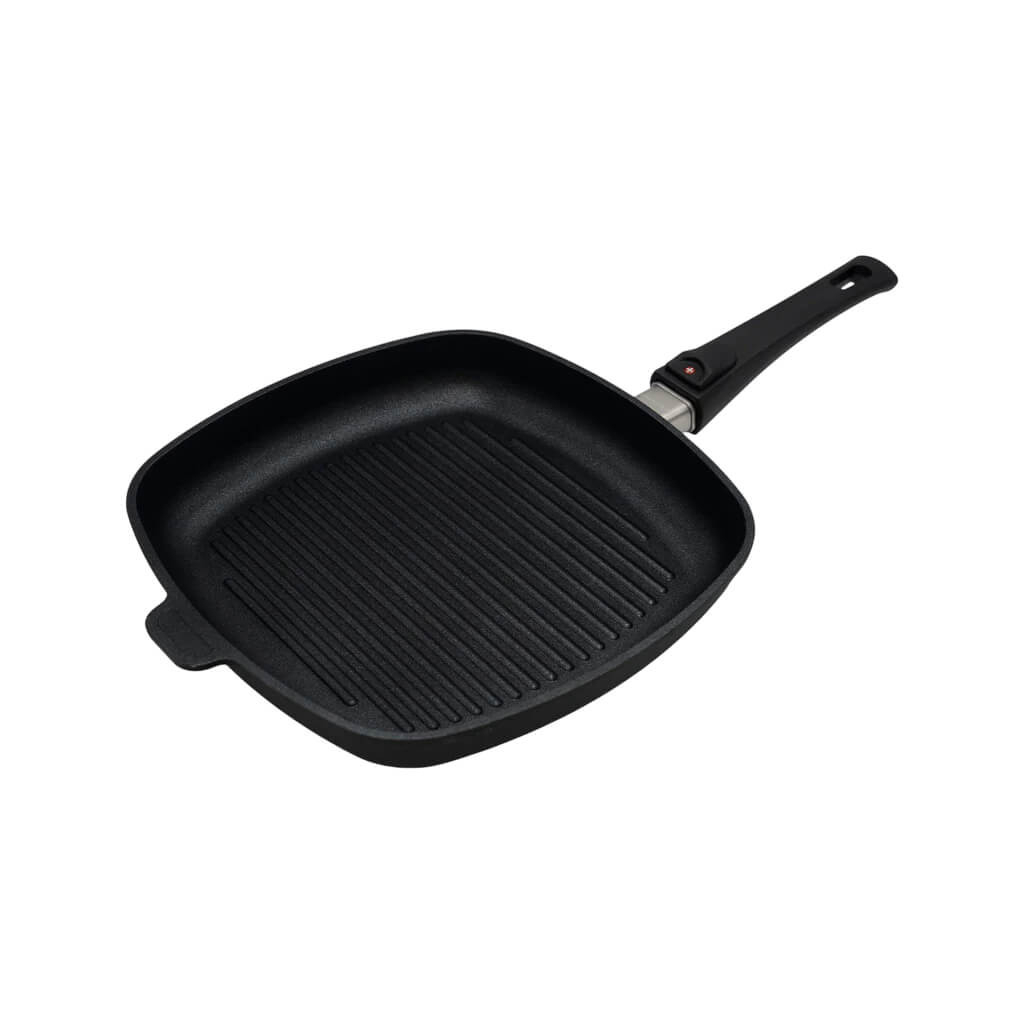 Сковорода Swiss Diamond Induction гриль 28 x 28 см зі з'ємною ручкою (XD63281iD) - зображення 1