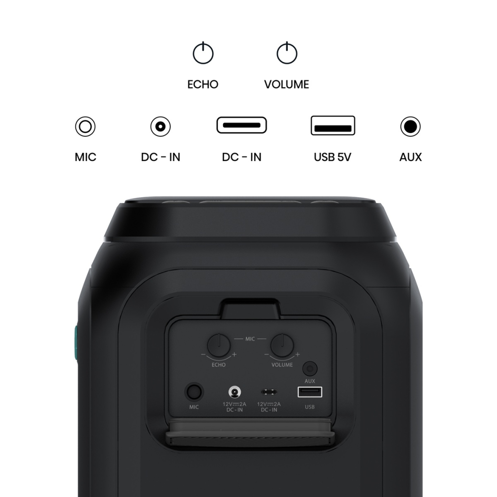 Акустична система Hisense Party Rocket 160 Black (20013565) - picture 5