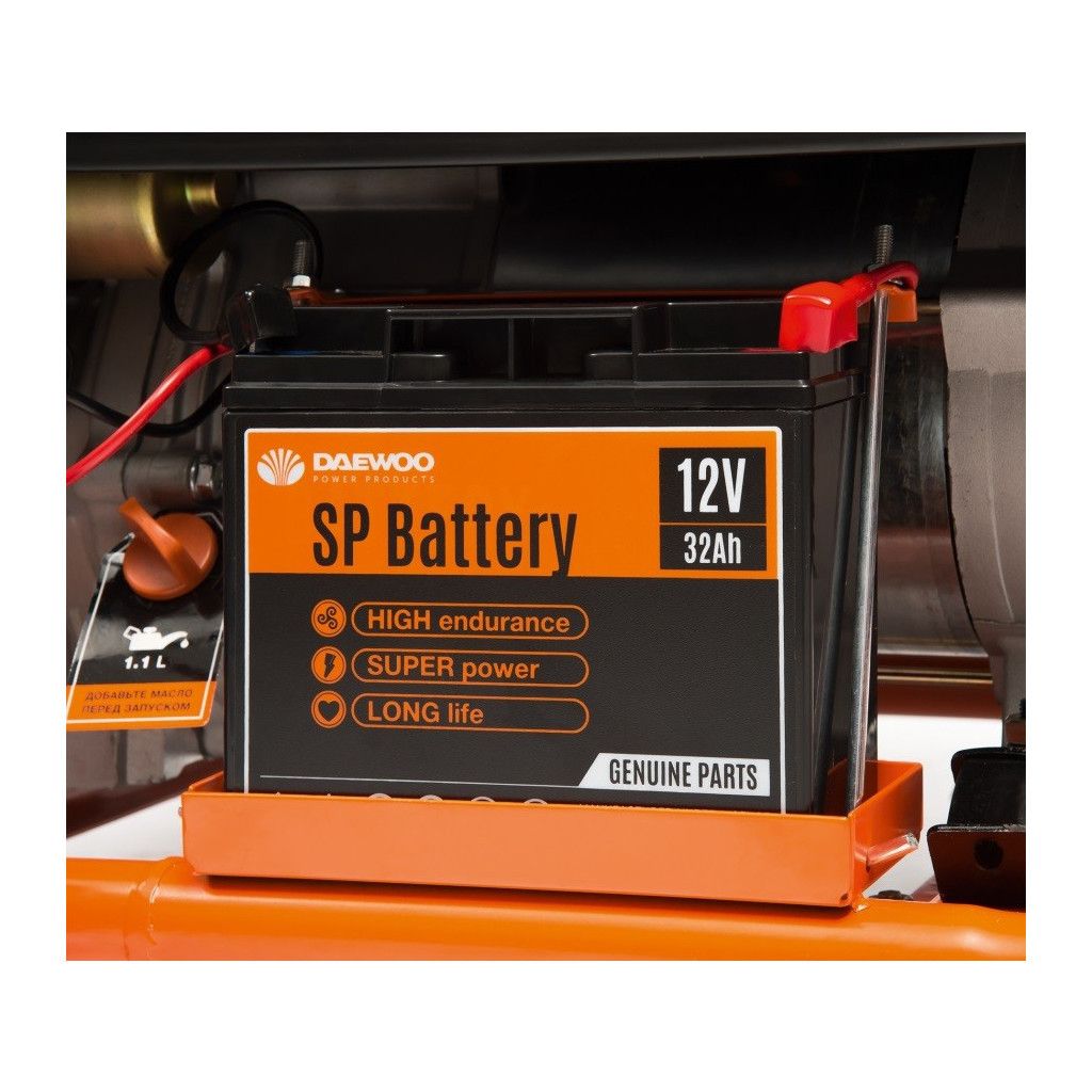 Генератор Daewoo GDA 7500DFE Gasoline + LPG 6,5kW (GDA7500DFE) - зображення 2