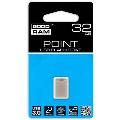 USB флеш накопичувач Goodram 32GB Point Silver USB 3.0 (UPO3-0320S0R11) - зображення 3