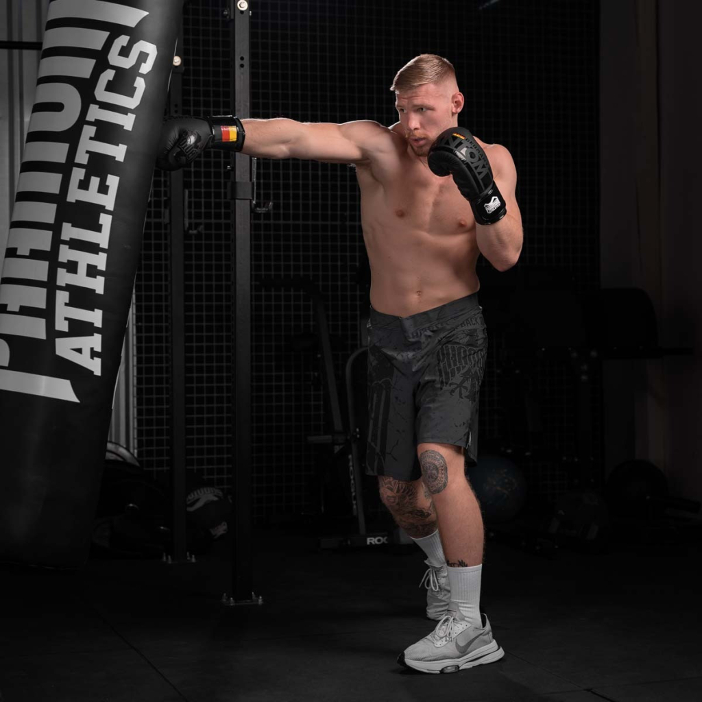 Боксерські рукавички Phantom Germany Black 14oz (PHBG2189-14) - зображення 9