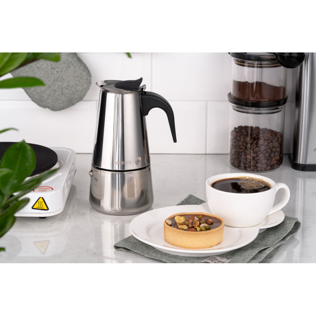 Гейзерна кавоварка Ardesto Gemini Apulia 9 чашок (AR0809SS) - зображення 3