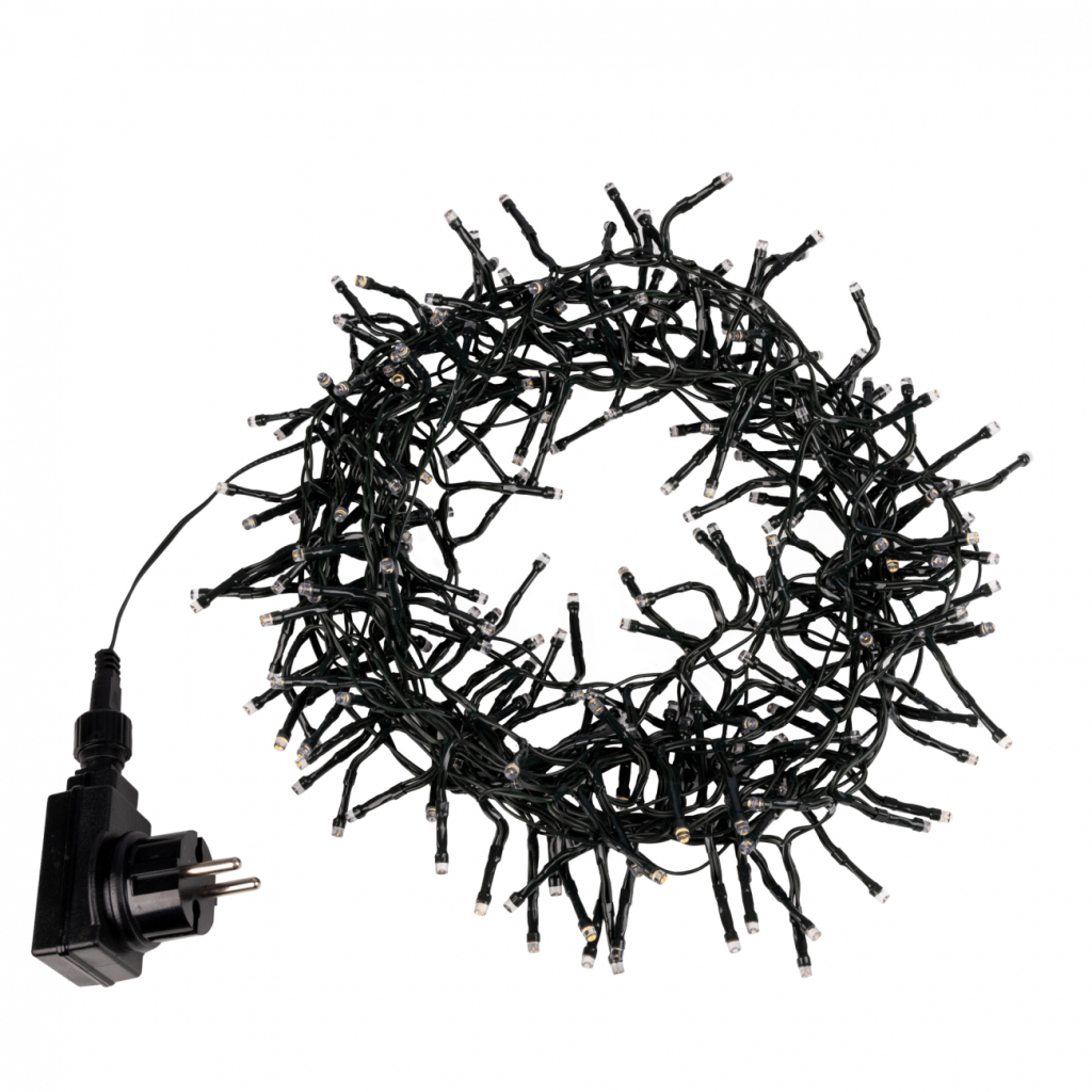 Гірлянда YES! Fun Вулична Кластер 250 LED Тепло-біла 5 м Мерехтіння (975065) - зображення 2