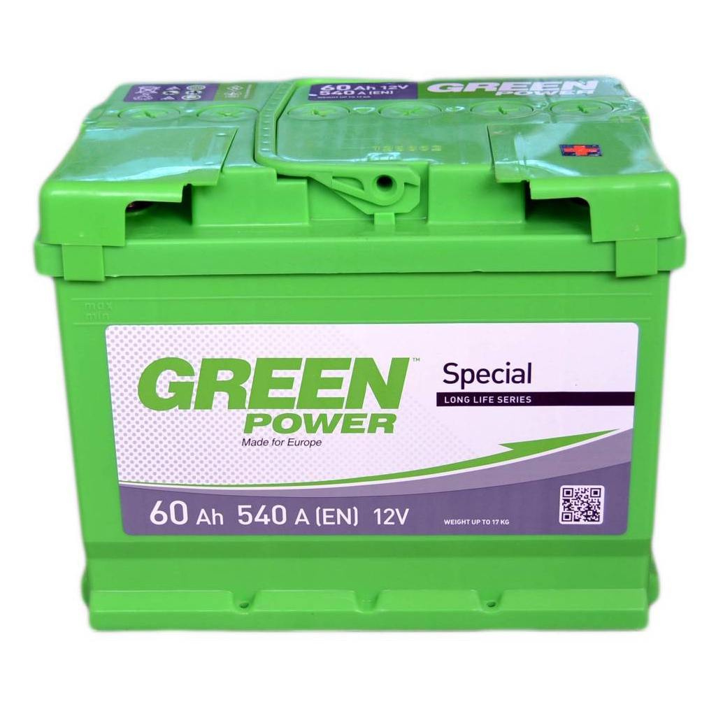 Акумулятор автомобільний GREEN POWER 60Аh (000022358) - зображення 1