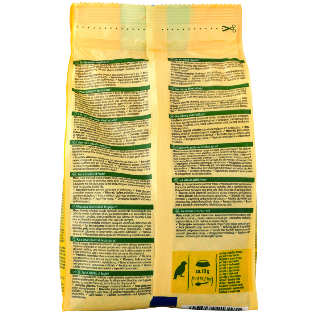 Корм для птахів Vitakraft Premium Menu Exotis для екзотичних птахів 500 г (4008239213181) - изображение 2