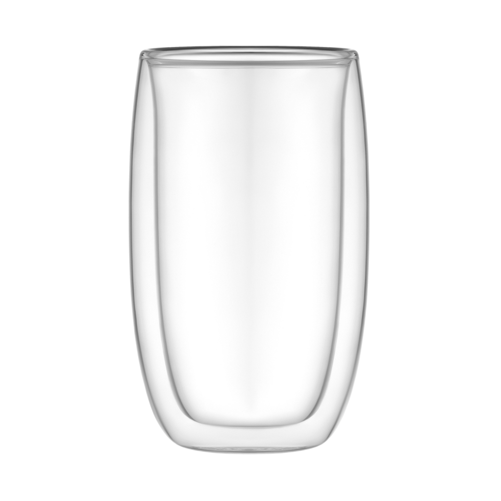 Набір склянок Ardesto з подвійними стінками B 380 мл 2 шт прозорий (AR2638B) - зображення 3