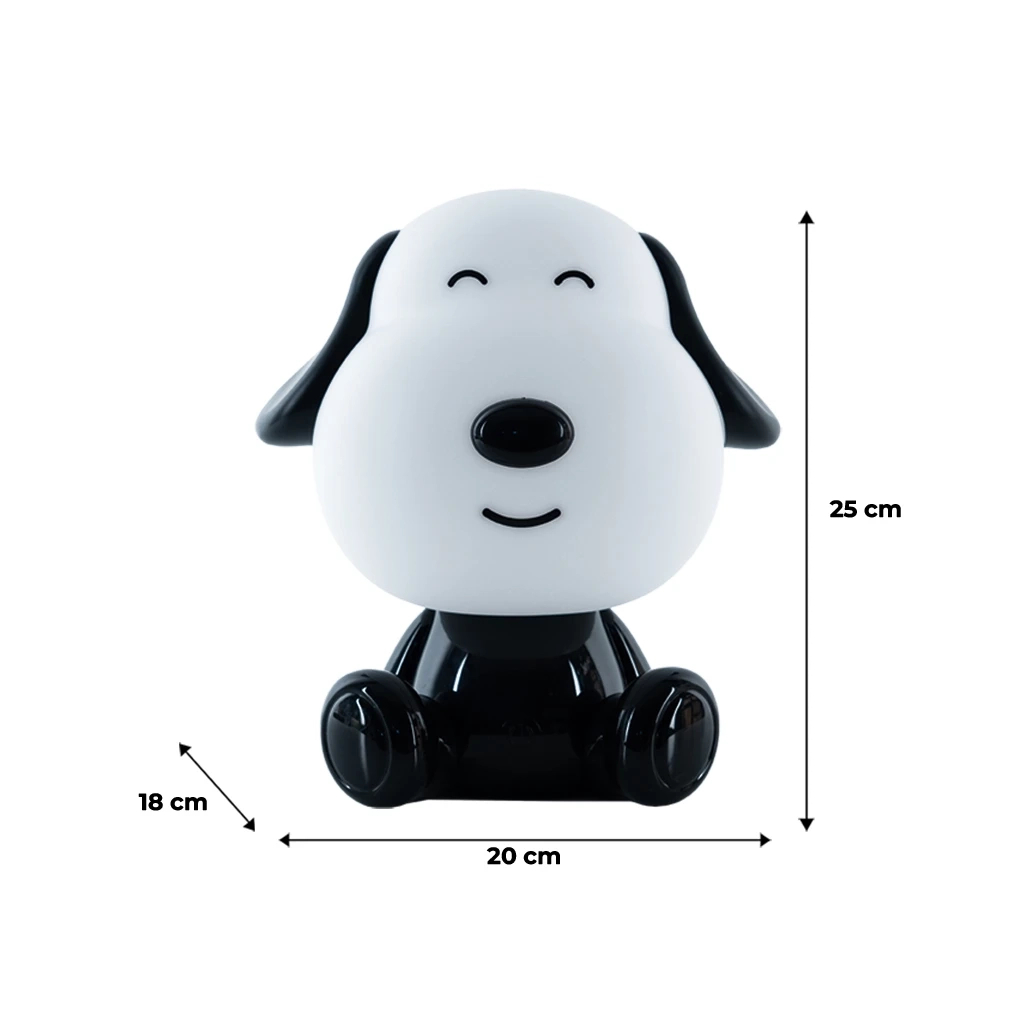 Нічник Kite Світильник LED з акумулятором Doggy, чорно-білий (K24-491-3-4) - зображення 6