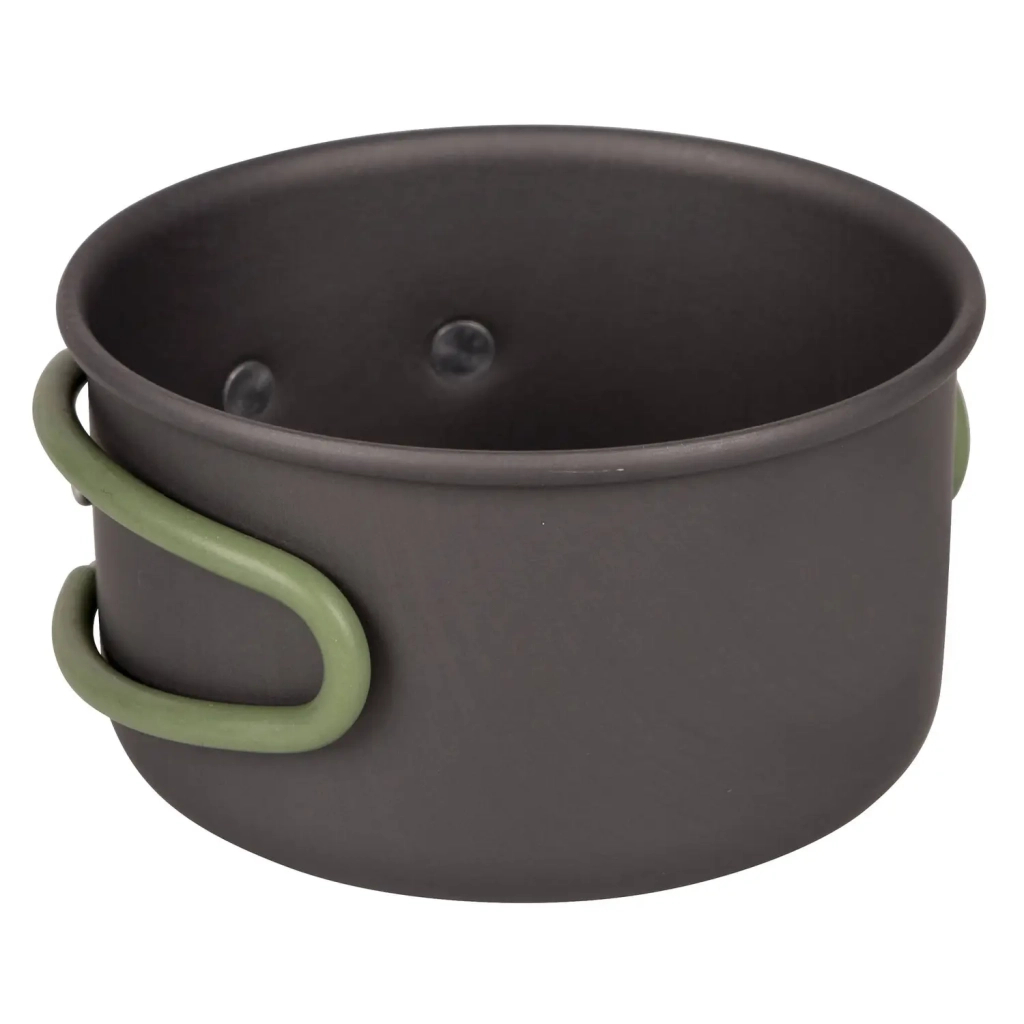 Набір туристичного посуду Bo-Camp Explorer 2 Pieces Hard Anodized Anthracite/Green (2200240) - зображення 4